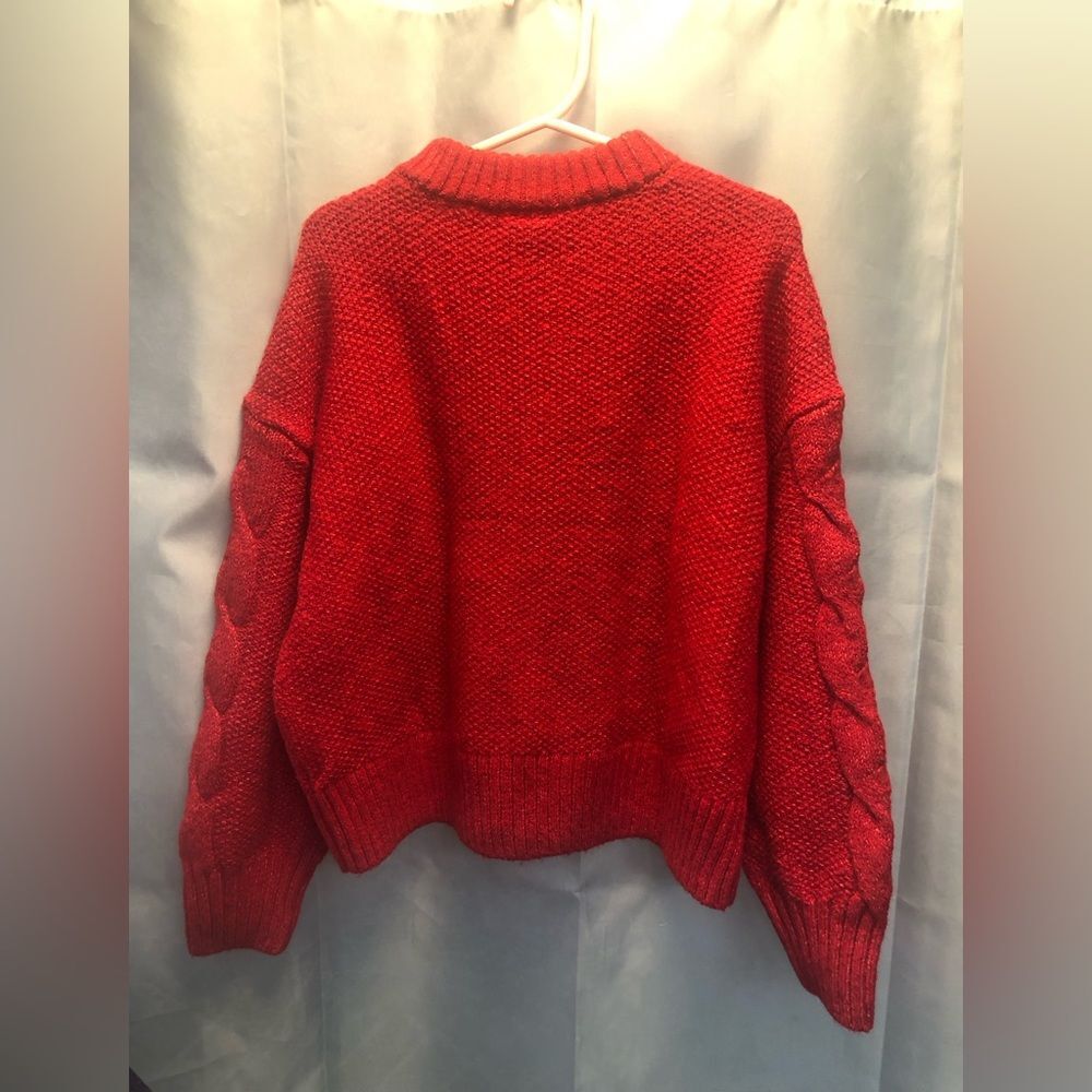 Old Navy Mock-Neck red Pullover sweater, size S (6-7) - Picture 8 of 11